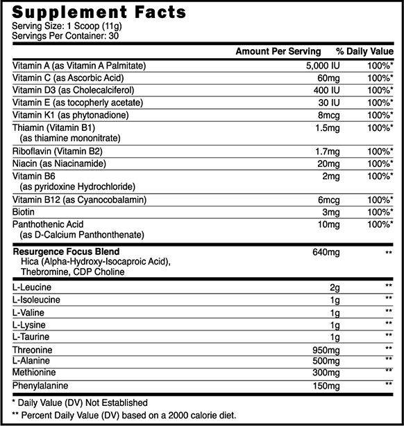 BCAAs + Vitamins