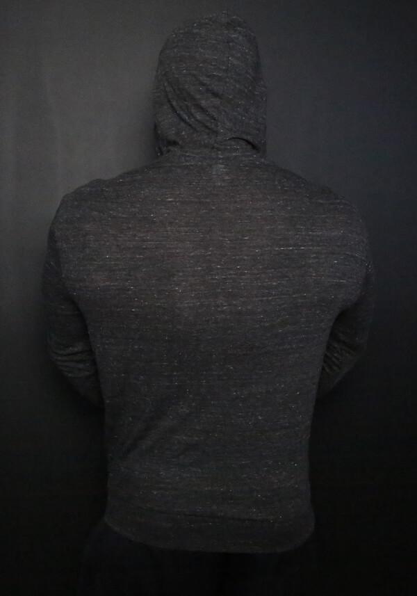 Unisex Charcoal Zip Up Hoodie