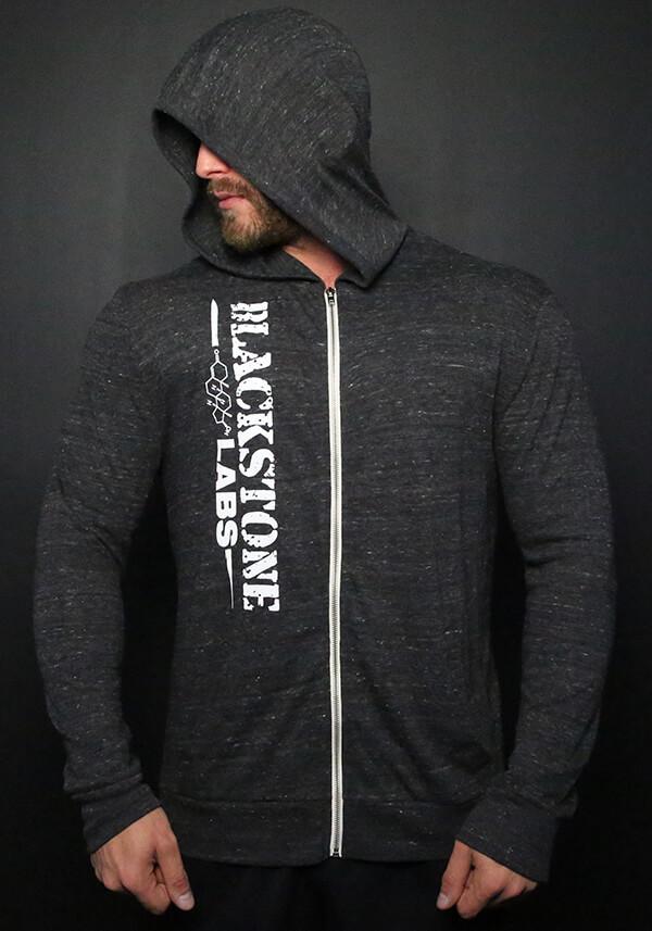 Unisex Charcoal Zip Up Hoodie